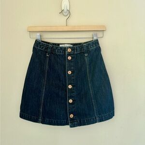 Abercrombie & Fitch Blue A-line Mini Skirt